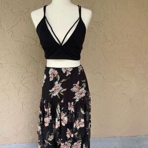 Floral A Line skirt